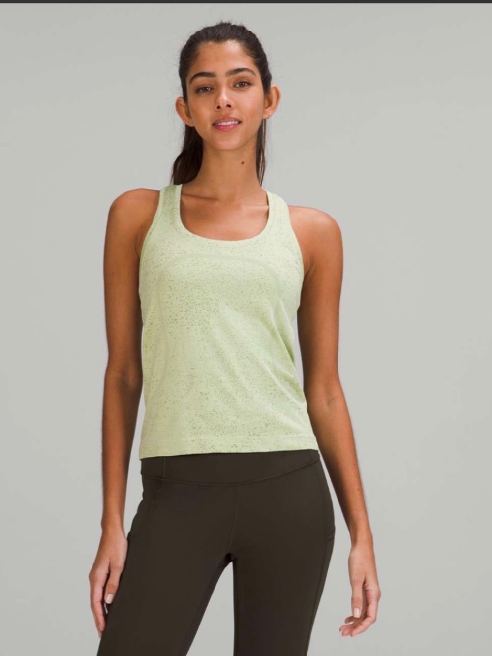 Lululemon Swiftly Tech Racerback Tank Top 2.0 *Race Length Creamy Mint - Size: 4